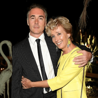 Emma Thompson with her husband, Greg Wise